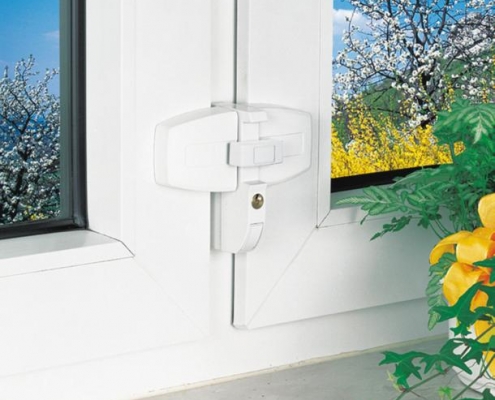 Doppelflügelschloss ABUS DFS 95 Doppelflügelschloss zur Fenstersicherung, Voitleitner Sicherheitstechnik